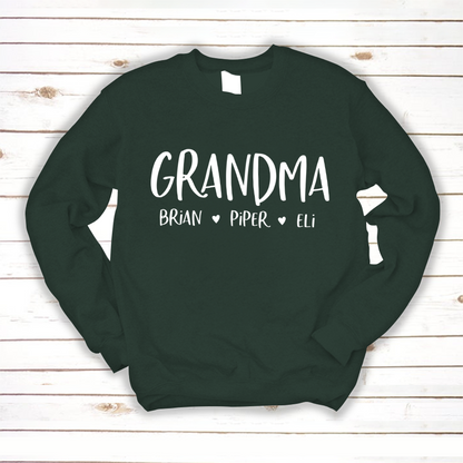 Personalized Grandma Shirt, Mother's Day Gifts For Grandma
