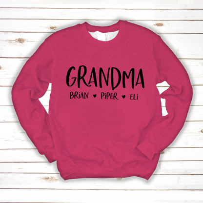 Personalized Grandma Shirt, Mother's Day Gifts For Grandma