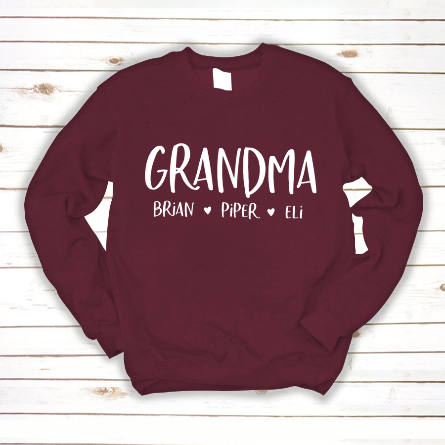 Personalized Grandma Shirt, Mother's Day Gifts For Grandma
