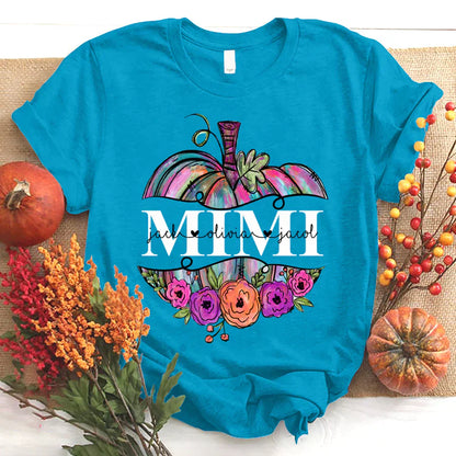 Personalized Mimi Painted Pumpkin 2022 T-Shirt