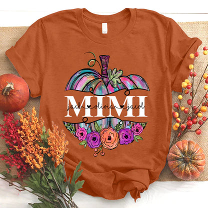 Personalized Mimi Painted Pumpkin 2022 T-Shirt