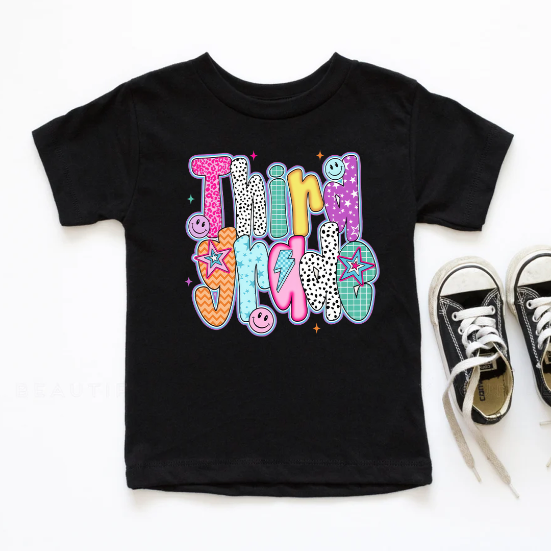 Preppy Back to School Pre-k 1st/2nd/3rd Grade First Day of School Shirt
