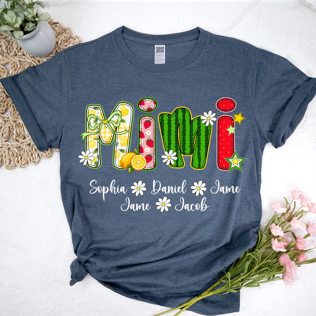 Summer Fruit Design Personalized Gift Mimi with Grandkids