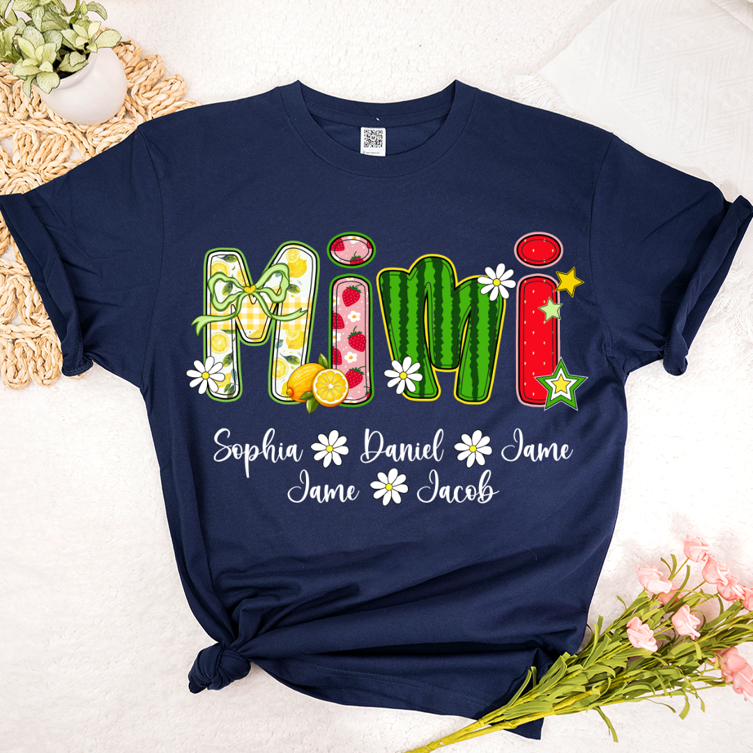 Summer Fruit Design Personalized Gift Mimi with Grandkids