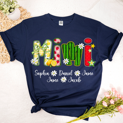 Summer Fruit Design Personalized Gift Mimi with Grandkids