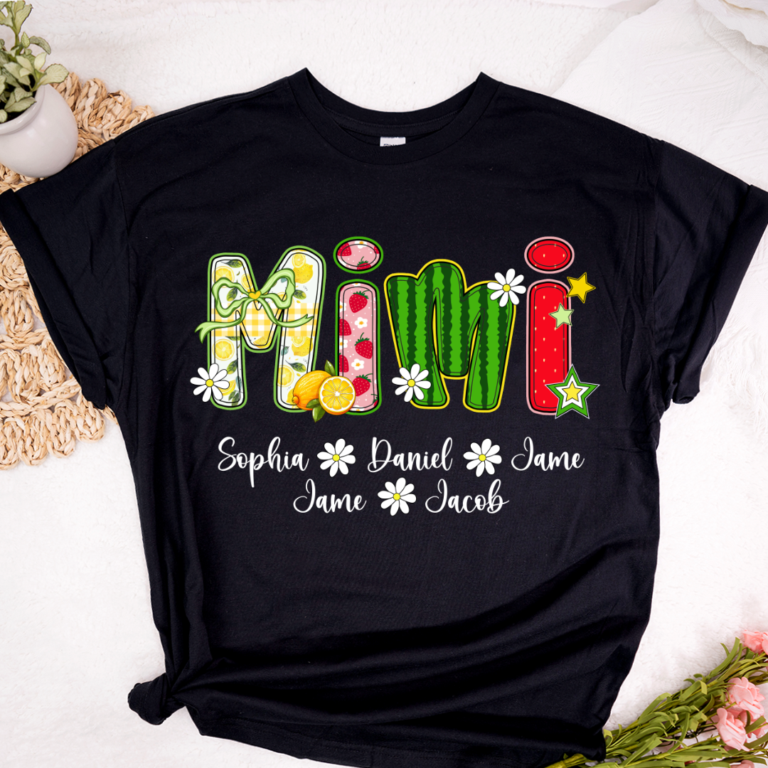 Summer Fruit Design Personalized Gift Mimi with Grandkids