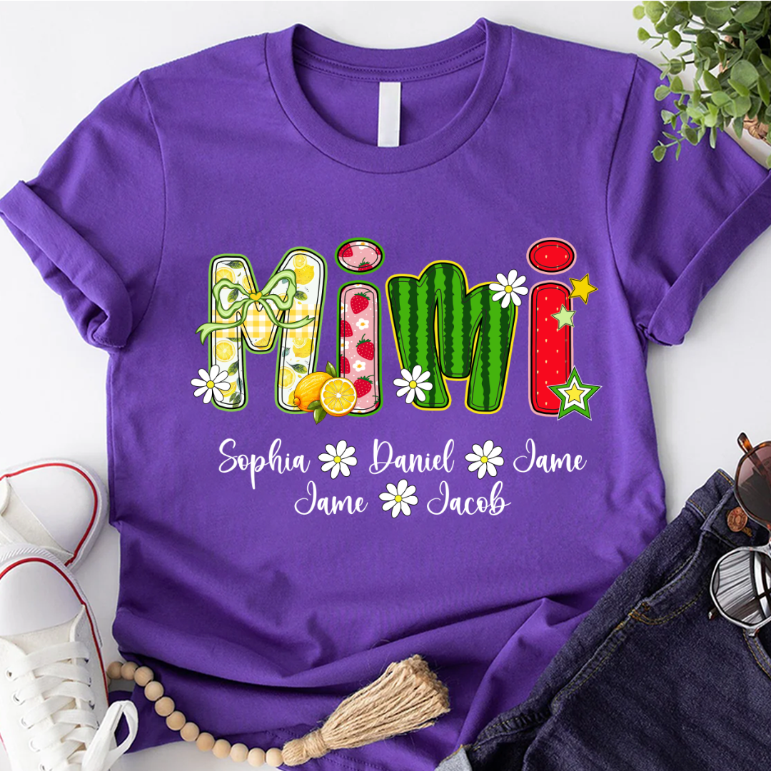 Summer Fruit Design Personalized Gift Mimi with Grandkids