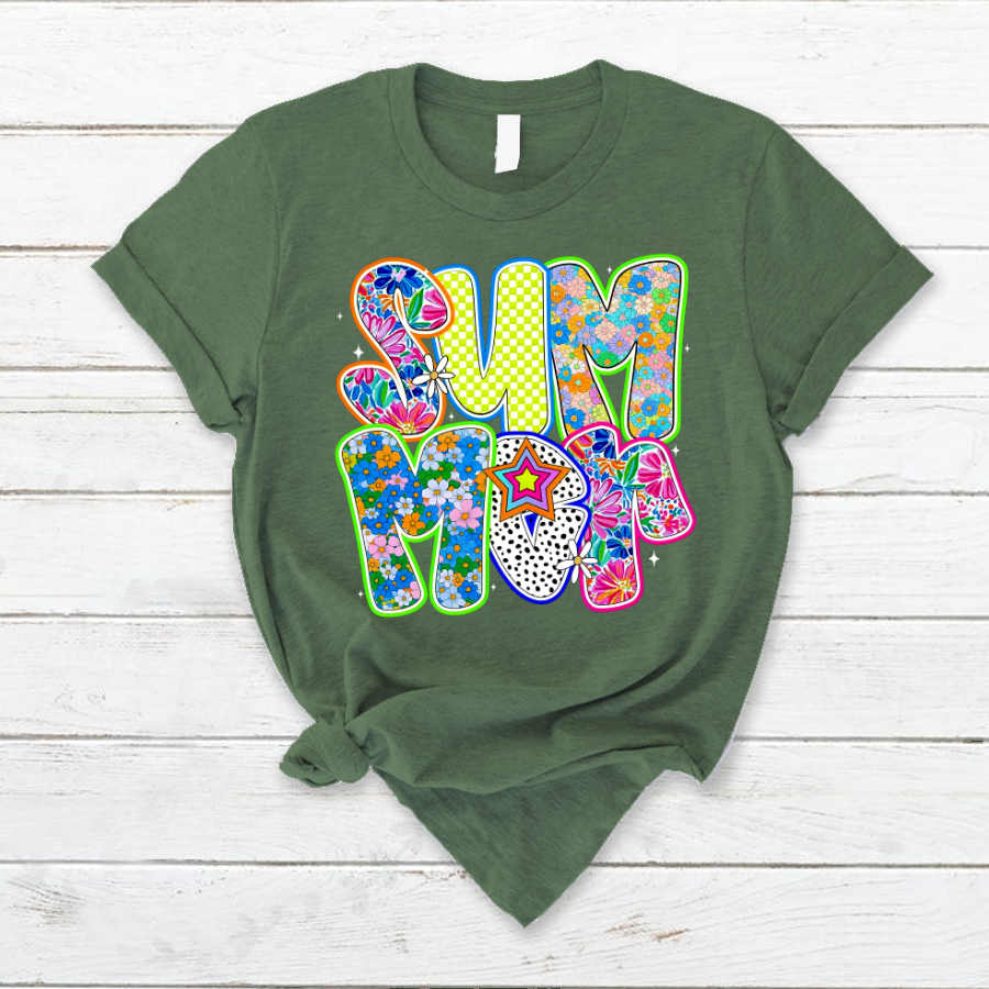 Summer floral Hello Summer Shirt