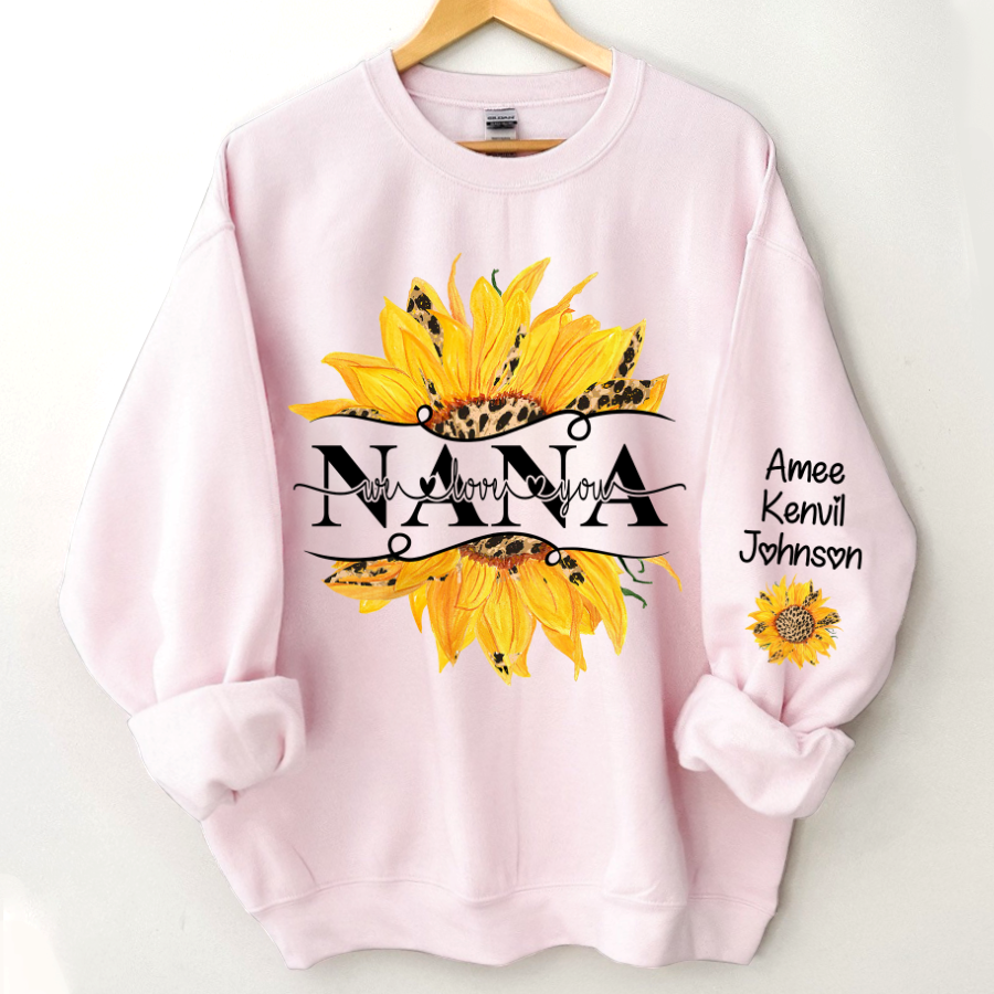Sunflowers Nana And Kids CTH01 Sweatshirt