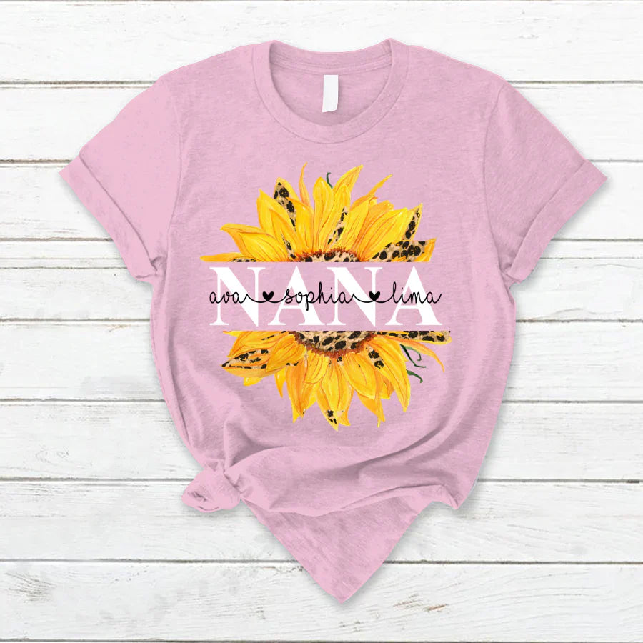 Sunflowers Nana And Kids VTN221126 T-Shirt