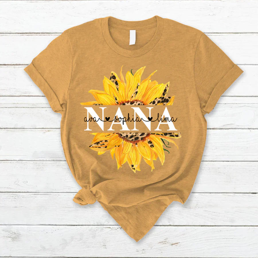 Sunflowers Nana And Kids VTN221126 T-Shirt