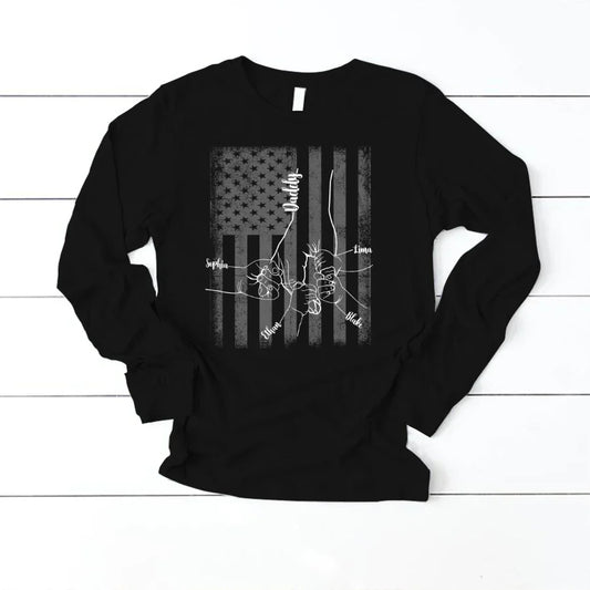 They Call Me Daddy Hands Flag VTN221126 Longsleeve