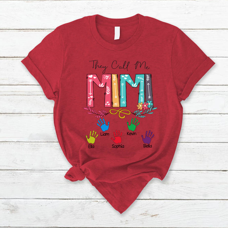 They Call Me Mimi Hands Mother's Day T-Shirt