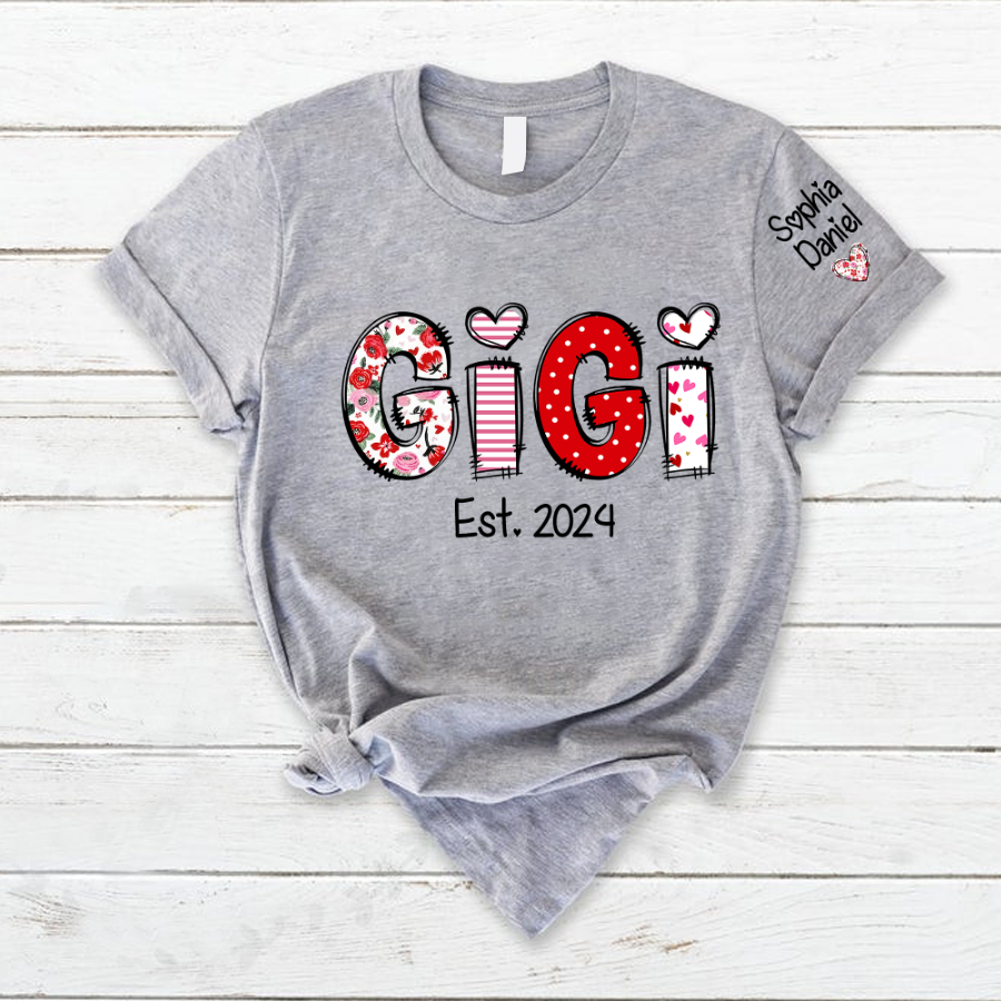 Valentine Custom Gigi Est Kids CTH01 T-Shirt
