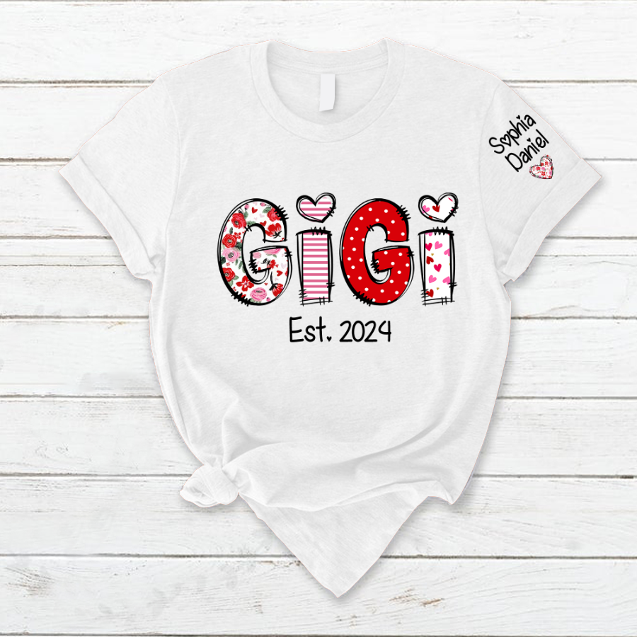 Valentine Custom Gigi Est Kids CTH01 T-Shirt