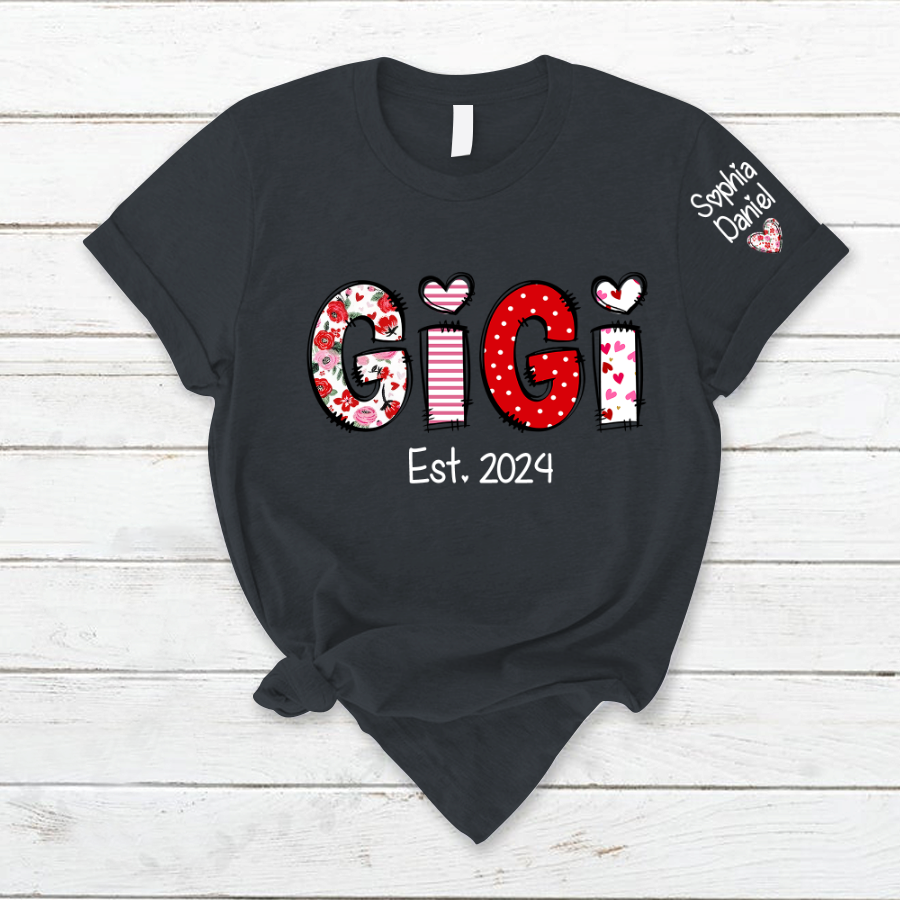 Valentine Custom Gigi Est Kids CTH01 T-Shirt
