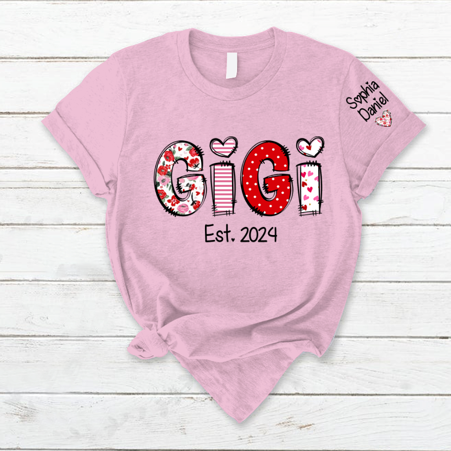 Valentine Custom Gigi Est Kids CTH01 T-Shirt
