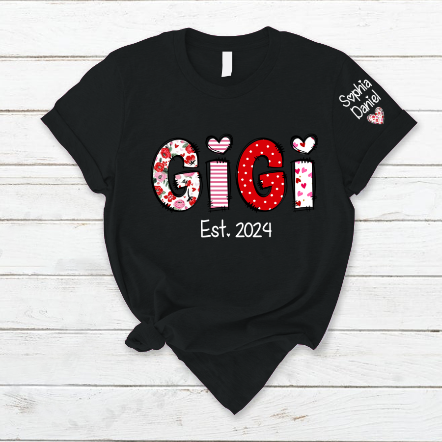 Valentine Custom Gigi Est Kids CTH01 T-Shirt
