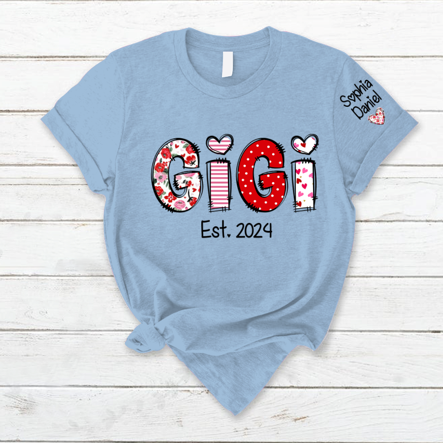 Valentine Custom Gigi Est Kids CTH01 T-Shirt