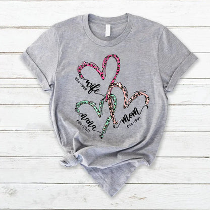 Nana Shirt Hearts Est CTH01