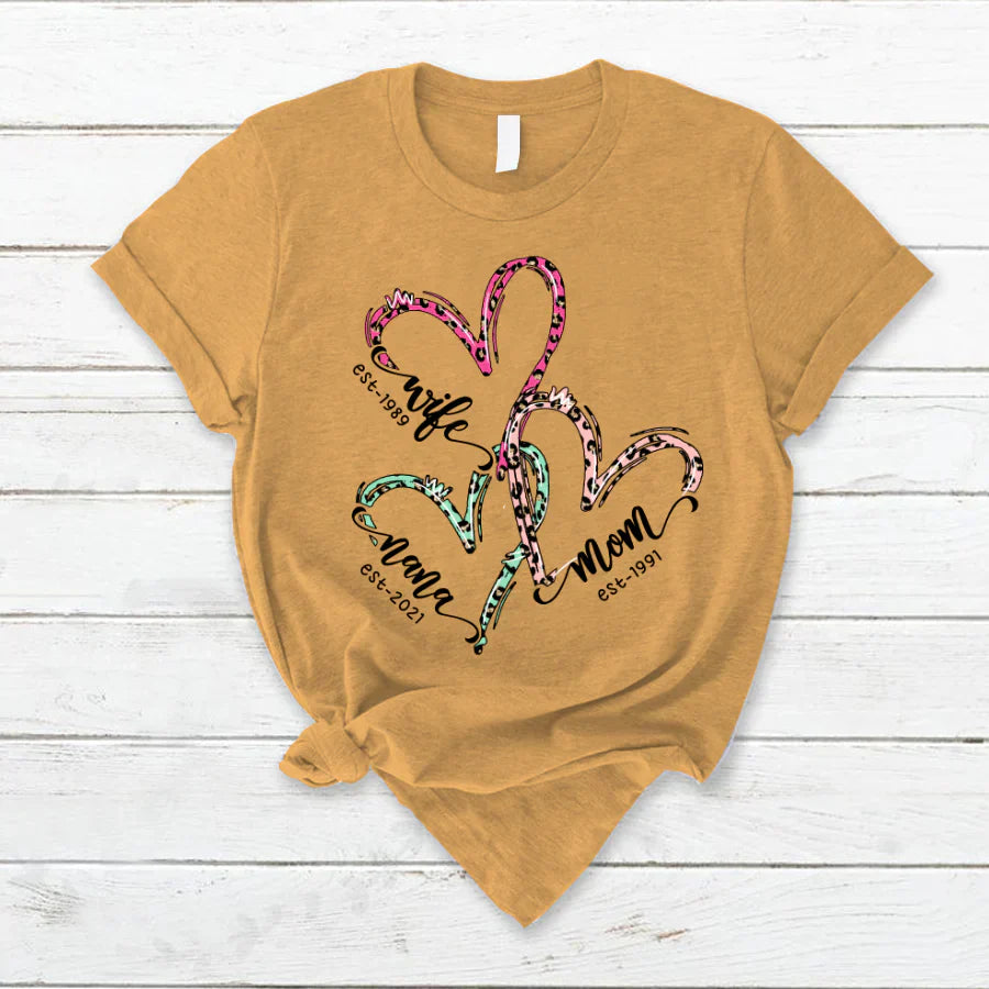 Nana Shirt Hearts Est CTH01