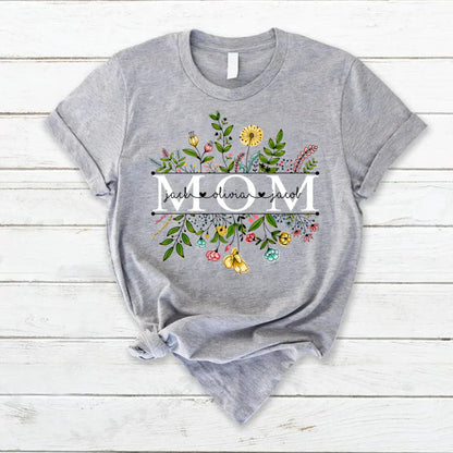 Wildflowers Mom And Kids T-Shirt