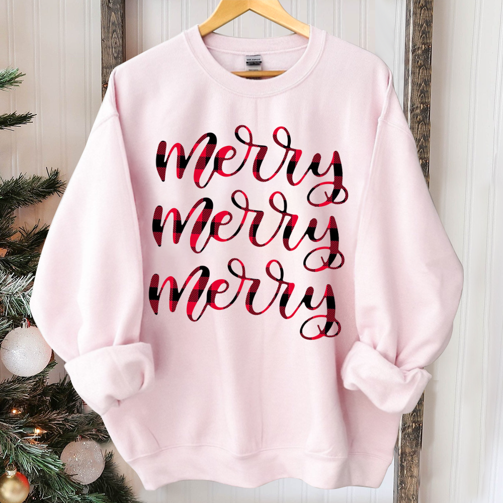 Womens christmas sweater, buffalo plaid christmas shirt, christmas shirt for women, christmas sweatshirt women, womens christmas outfit