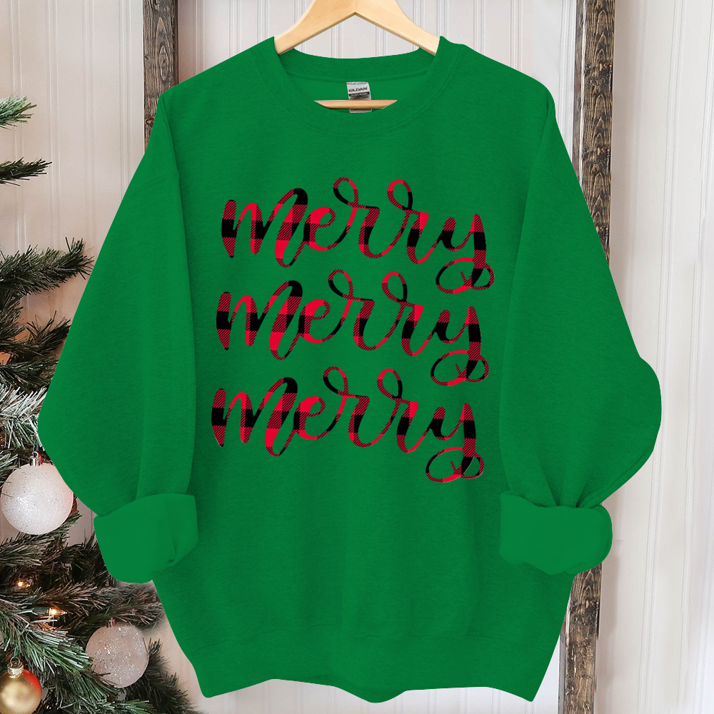 Womens christmas sweater, buffalo plaid christmas shirt, christmas shirt for women, christmas sweatshirt women, womens christmas outfit