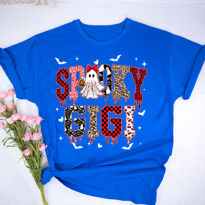 Custom Spooky Gigi Grandma Mama Mimi Halloween T-shirt