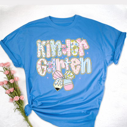 Preppy Back to School Floral Personalized