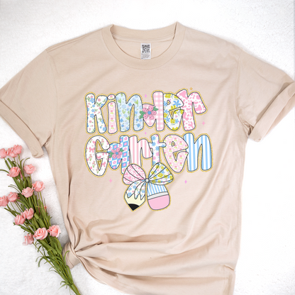 Preppy Back to School Floral Personalized
