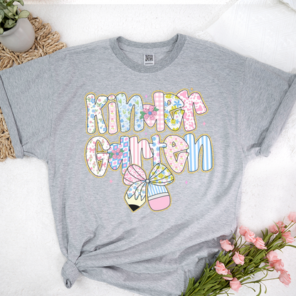 Preppy Back to School Floral Personalized