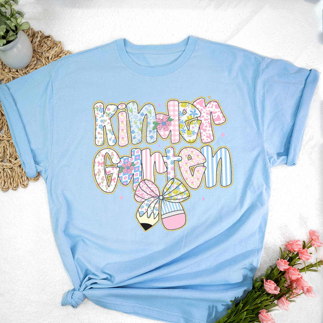 Preppy Back to School Floral Personalized