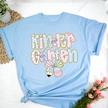 Preppy Back to School Floral Personalized