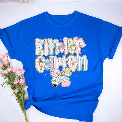 Preppy Back to School Floral Personalized