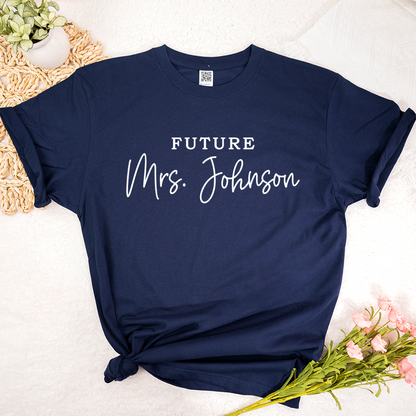 Honeymoon Custom Bride Personalized Future Mrs Shirt