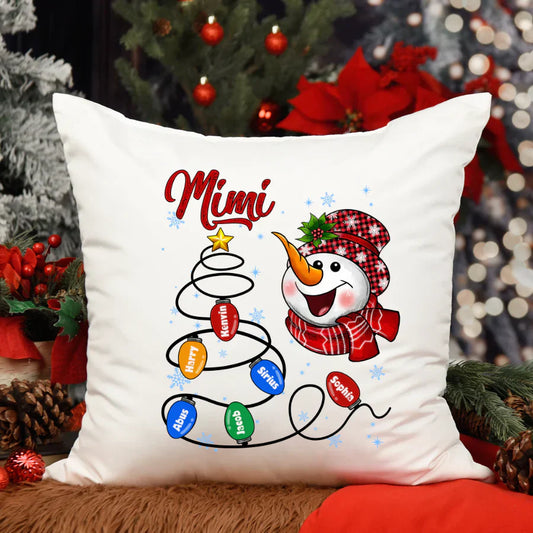 Christmas Tree Mimi And Grandkids CTH01 Indoor Pillow