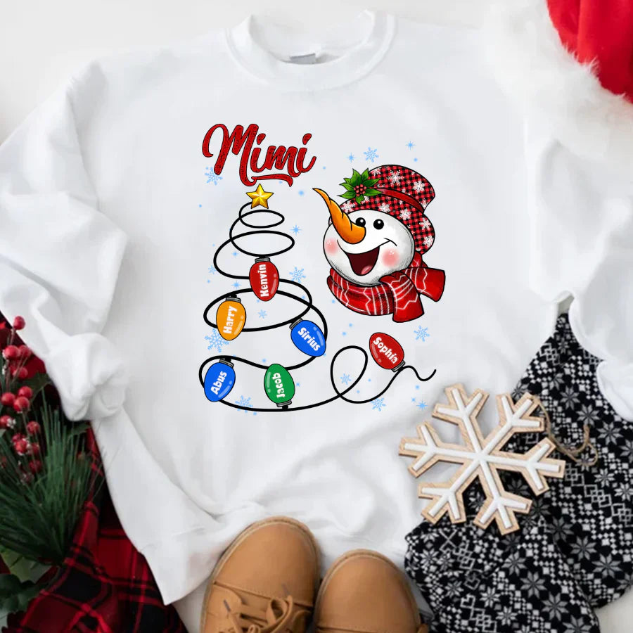 Christmas Tree Mimi And Grandkids CTH01 Sweatshirt