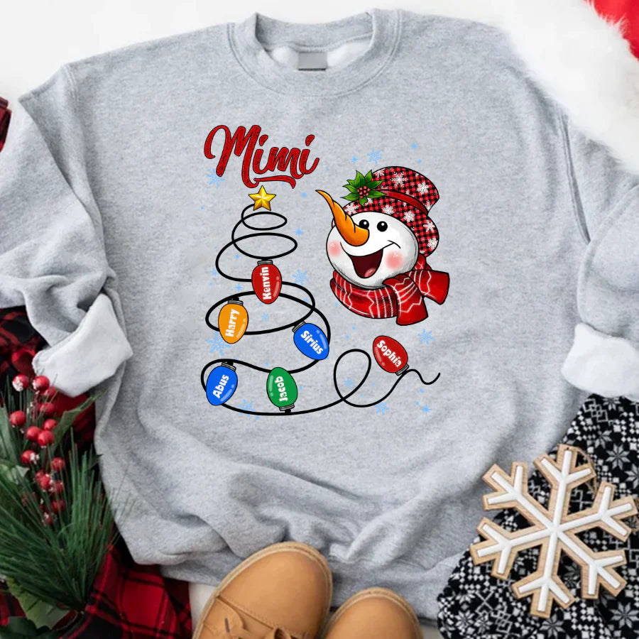 Christmas Tree Mimi And Grandkids CTH01 Sweatshirt