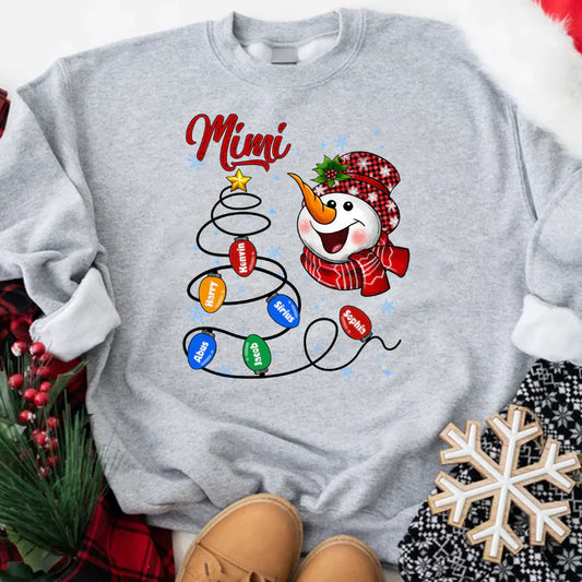 Christmas Tree Mimi And Grandkids CTH01 Sweatshirt