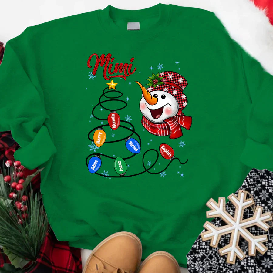 Christmas Tree Mimi And Grandkids CTH01 Sweatshirt