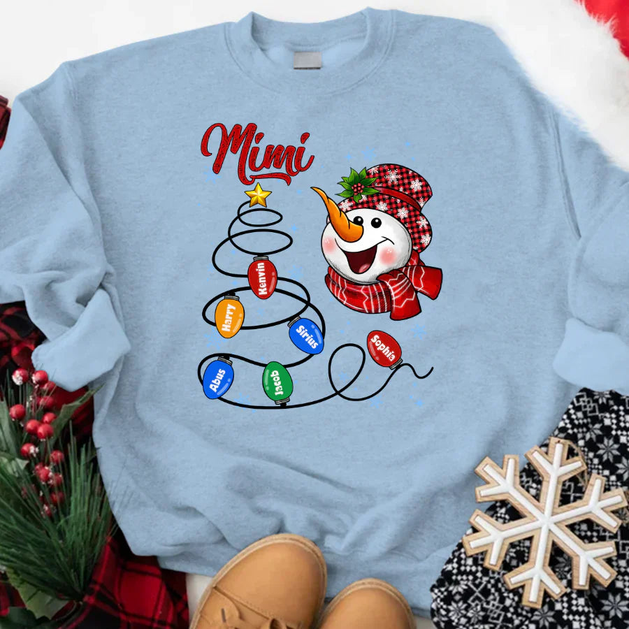 Christmas Tree Mimi And Grandkids CTH01 Sweatshirt