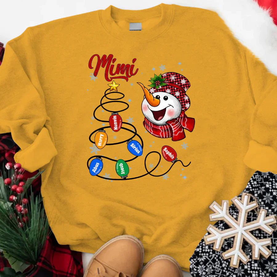 Christmas Tree Mimi And Grandkids CTH01 Sweatshirt