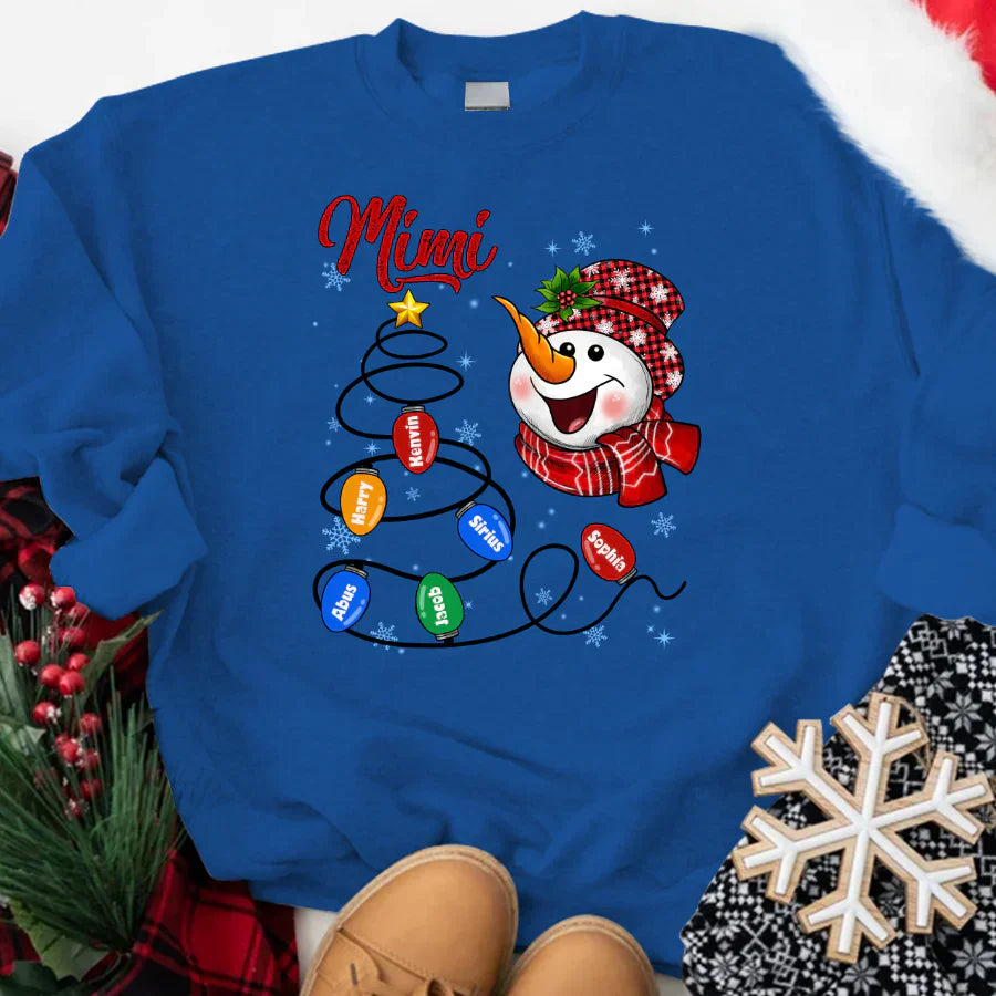 Christmas Tree Mimi And Grandkids CTH01 Sweatshirt
