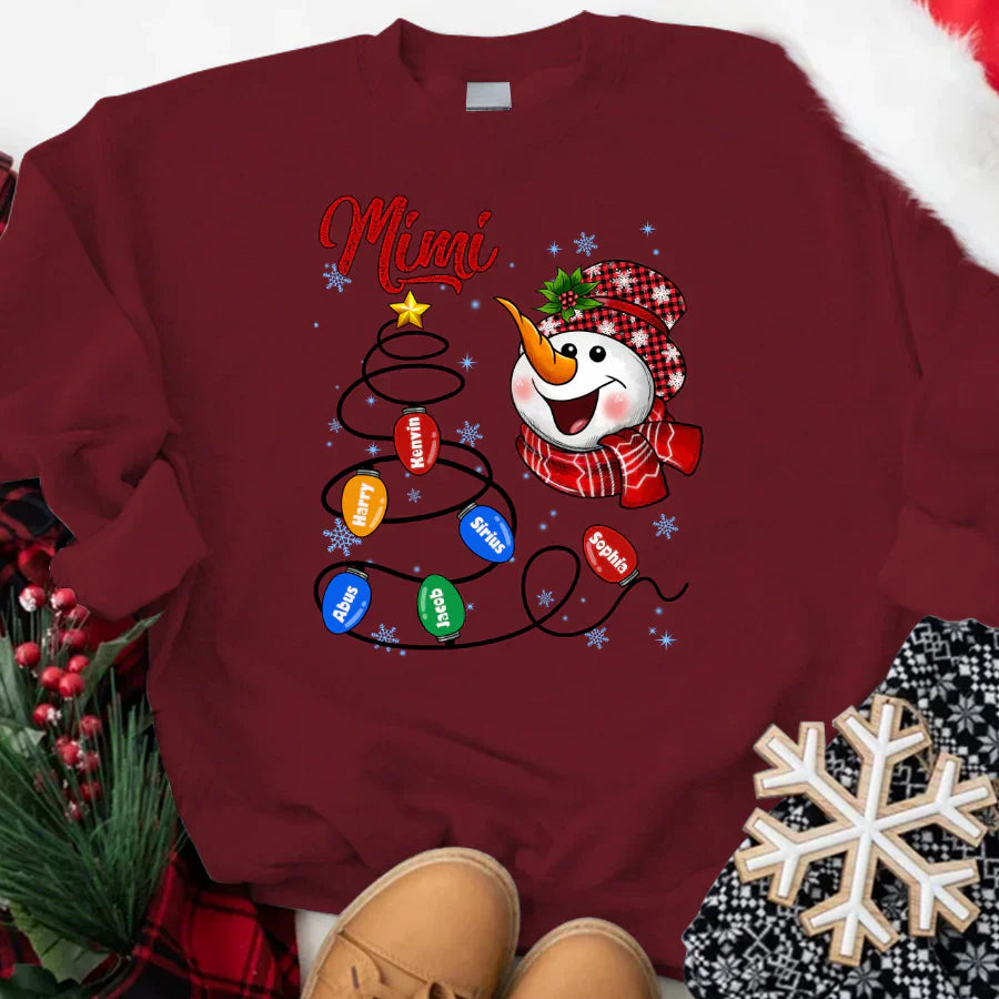 Christmas Tree Mimi And Grandkids CTH01 Sweatshirt