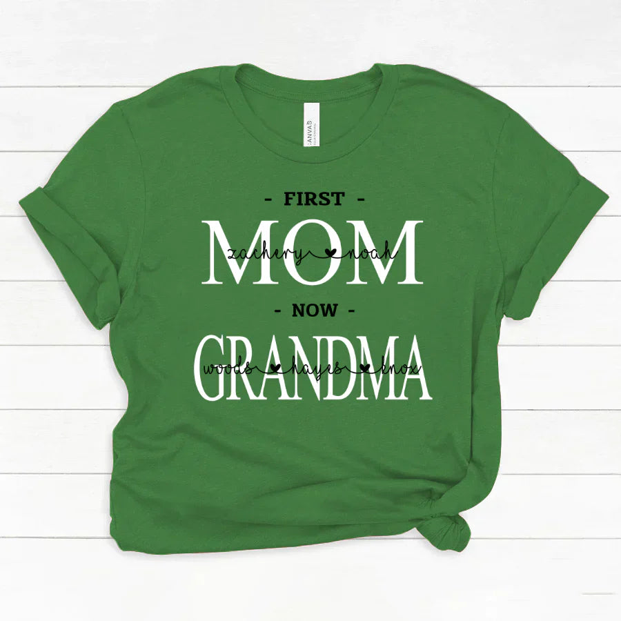 First Mom Kids And Grandma Grandkids VTN221126 Classic Canvas