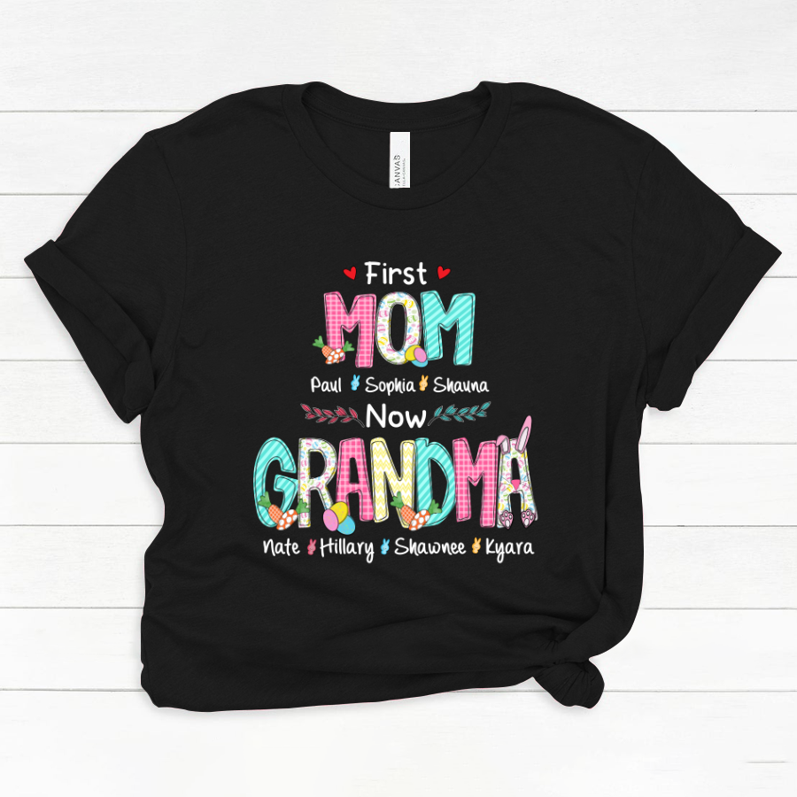First Mom Now Grandma Easter Day V2 Classic Canvas