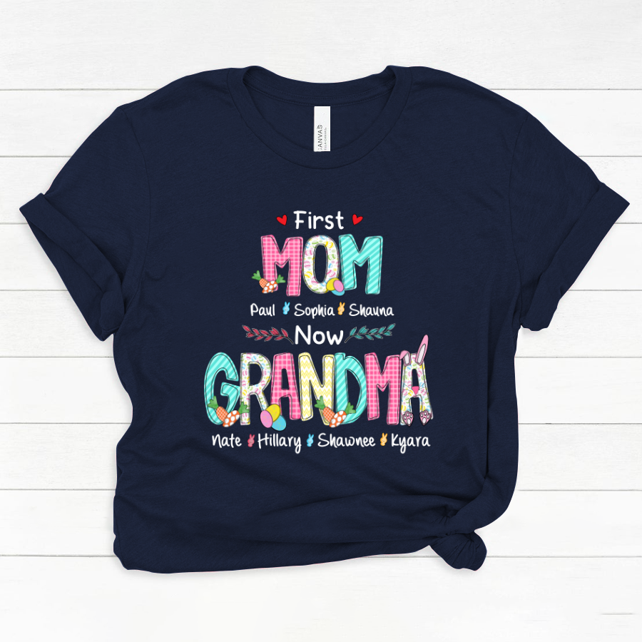 First Mom Now Grandma Easter Day V2 Classic Canvas