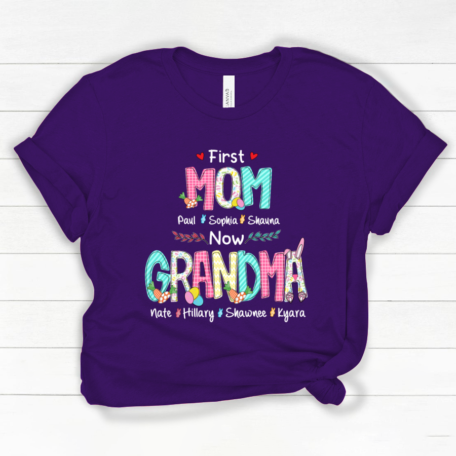 First Mom Now Grandma Easter Day V2 Classic Canvas