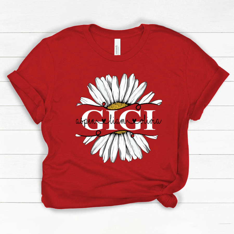 Gigi And Grandkids Flower Daisy Classic Canvas